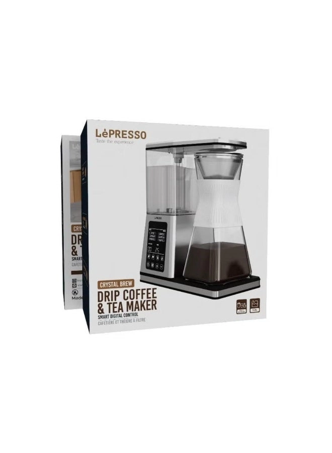 Crystal Brew - Drip Tea & Drip Coffee Smart Digital Control Keep-Warm
