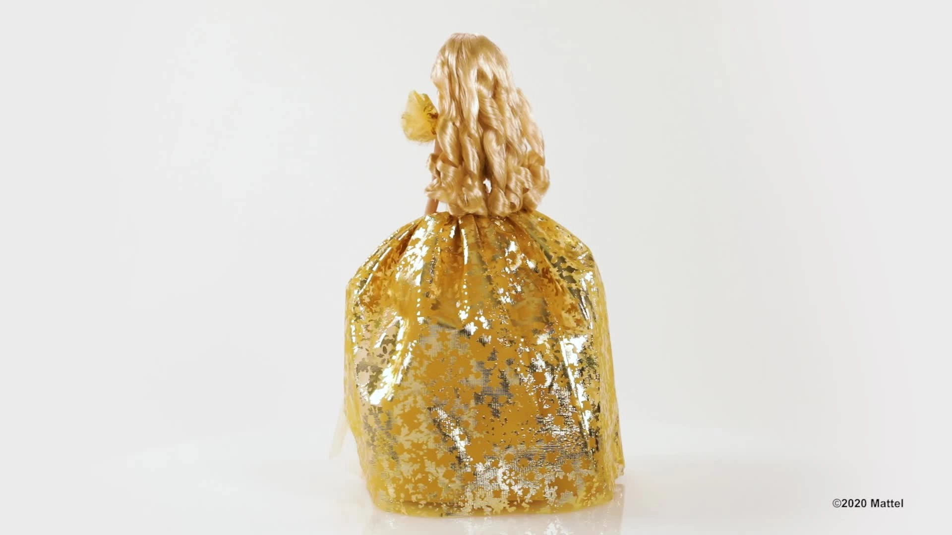 Barbie Signature 2020 Holiday - 12-inch Blonde Long Hair Golden Gown Ages 6+