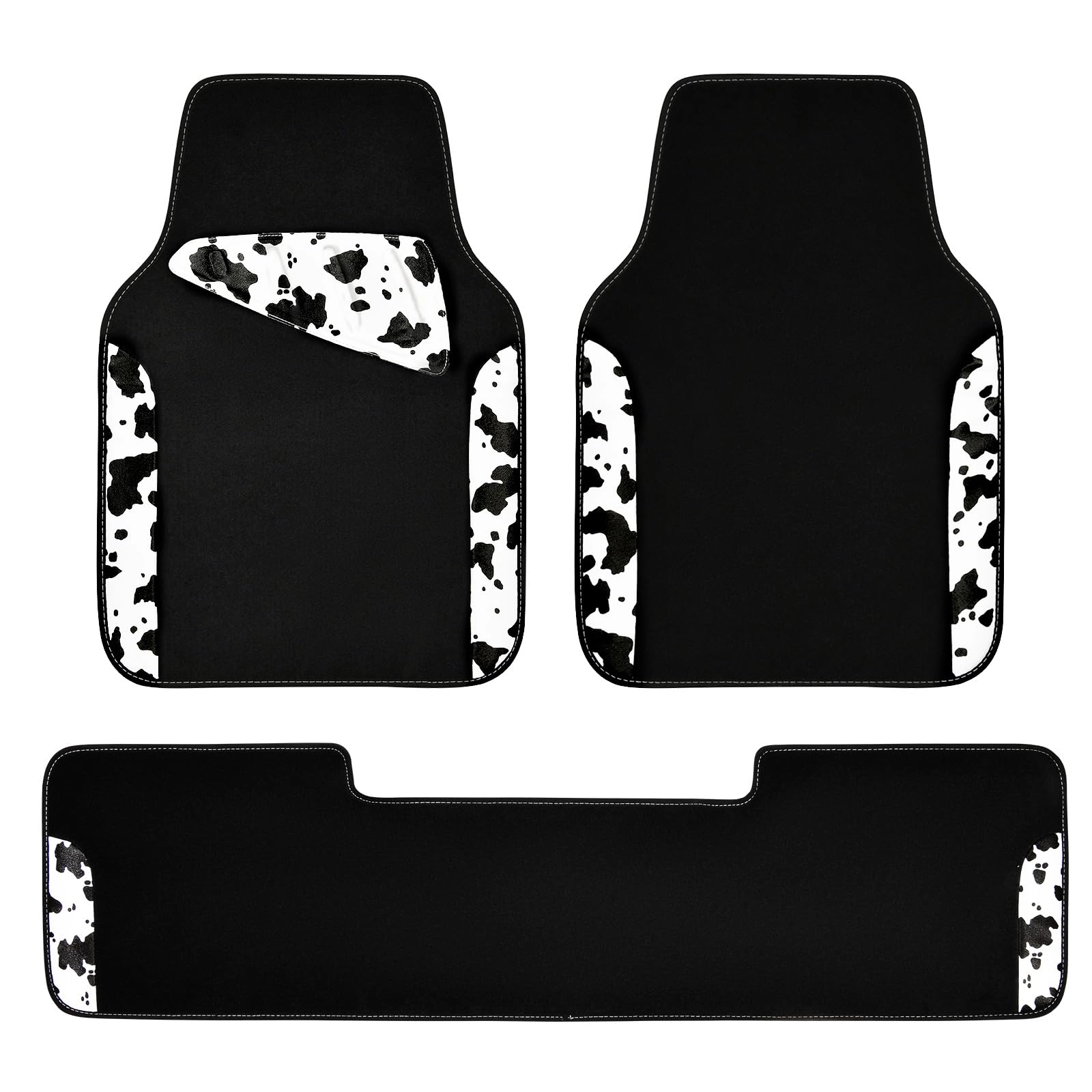 Jelly Waterproof Universal Fit Car Floor Mats - Pink Leather