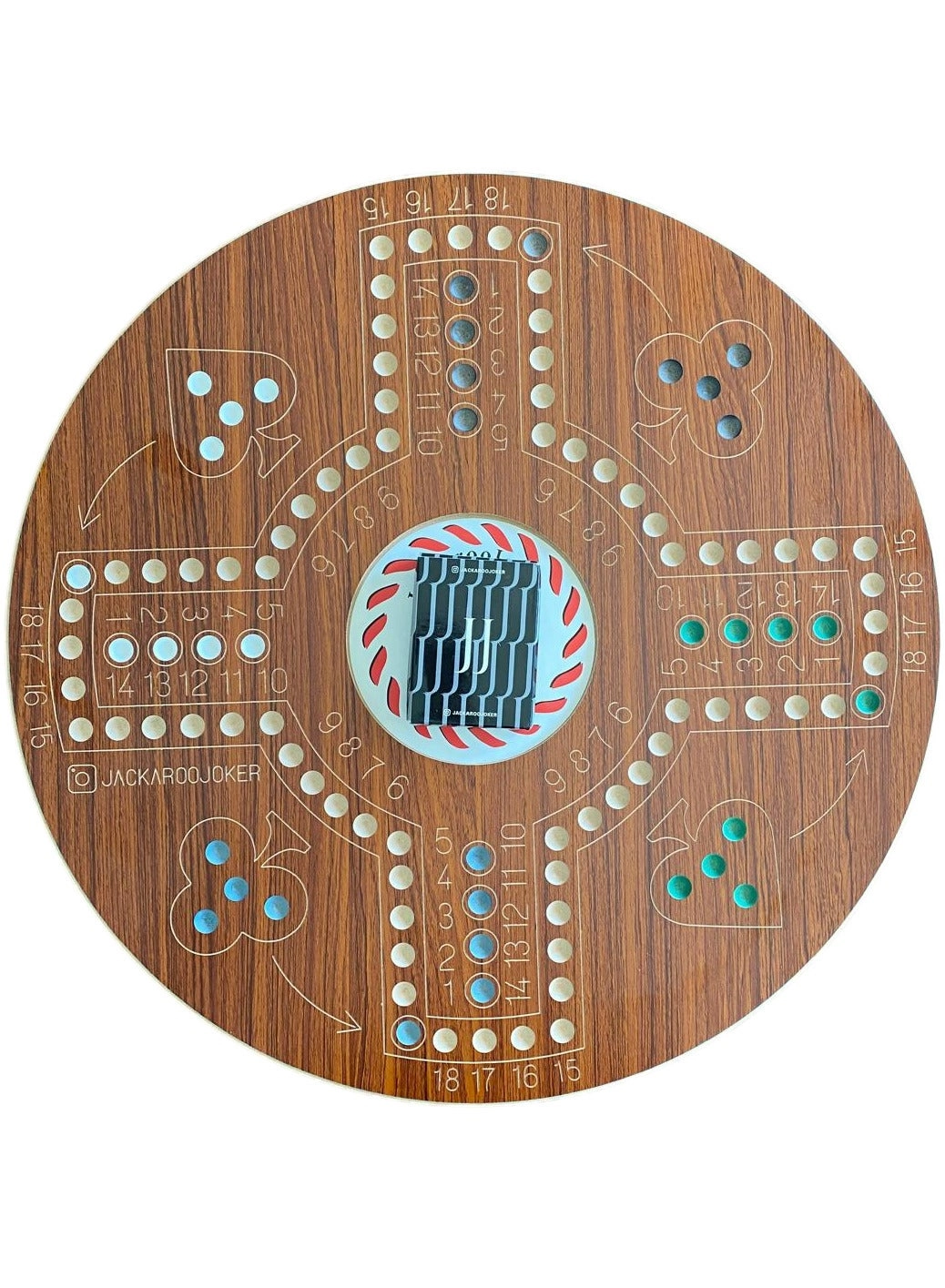 Jacaroo - Solid Pine Wood Double Sided