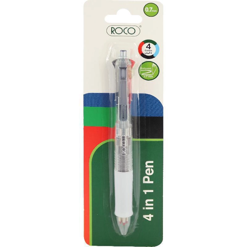 Roco Gel Ink Pen - 4-in-1 0.7 mm