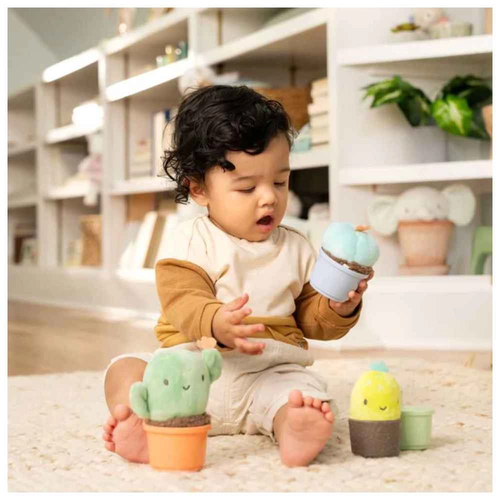 Calm Springs Nesting Rattles - 3 months fabric BPA-free plastic 3 pieces