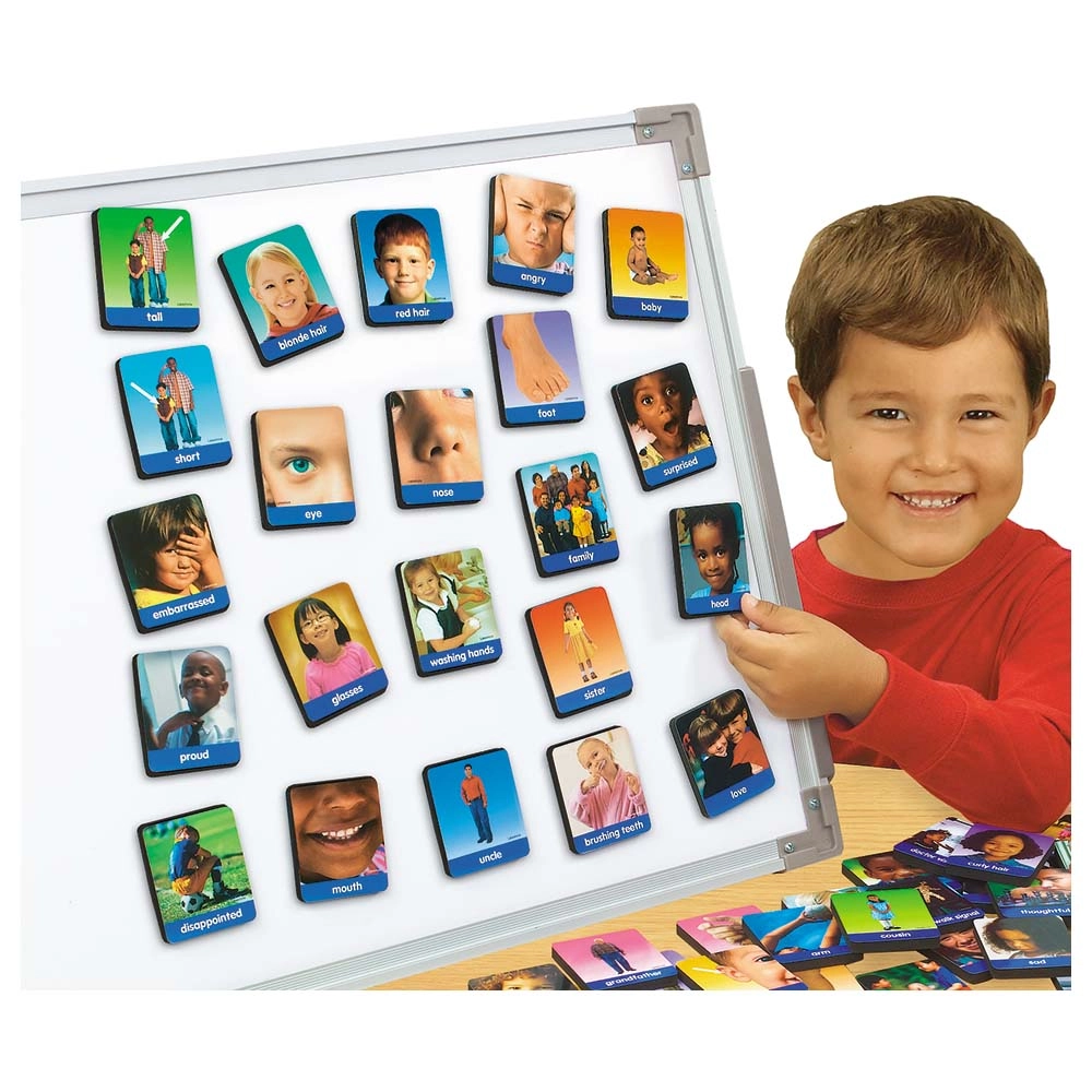 Lakeshore All About Me Bldg Lang Magnets - Suitable for 3 years & above