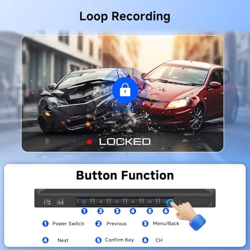 7 "IPS HD Backup Camera - Night Vision Wireless 1080P