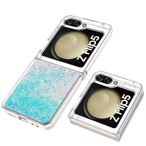Sparkle Floating Liquid Case - Polyurethane Silicone for Samsung Galaxy Z Flip 5