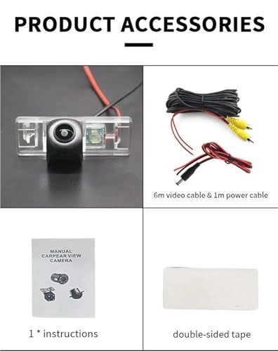 Rear View Camera Fisheye - Night vision Wired 1080P