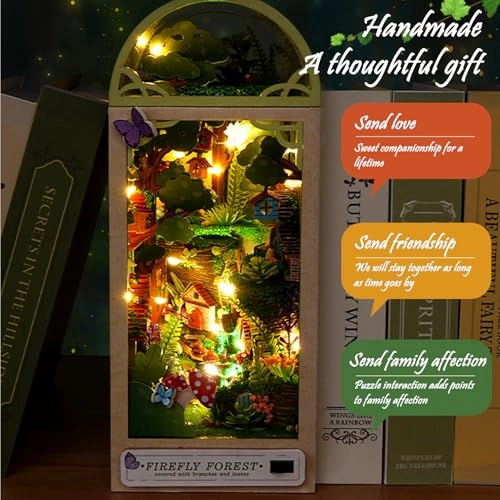 DIY Puzzle Dollhouse Kit - forest of the fireflies