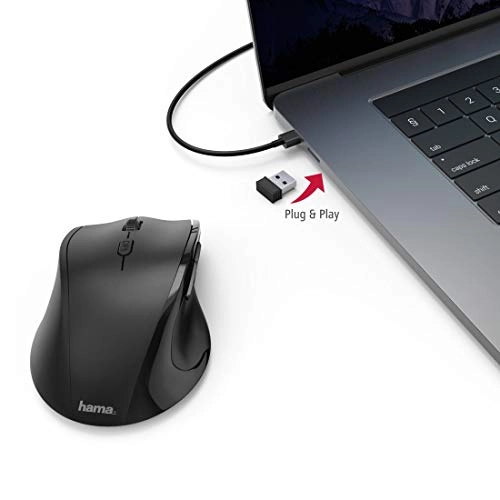 Riano Left-Handed Mouse - Wireless