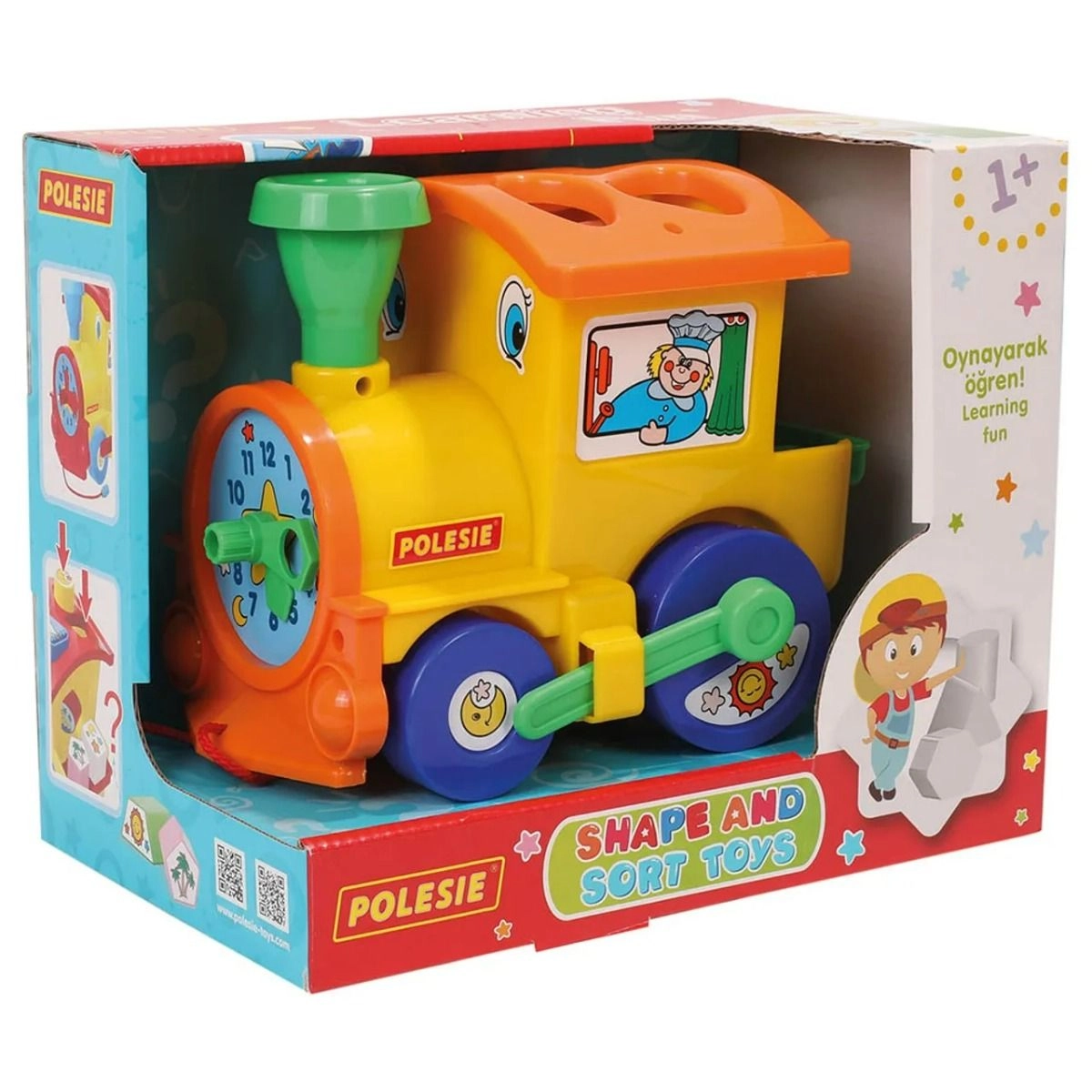 Shape-And-Sort Locomotive - 1+