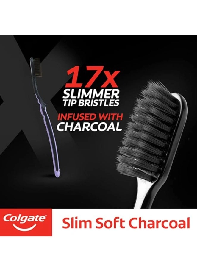Slim Soft Charcoal - Soft 8-Piece Pack
