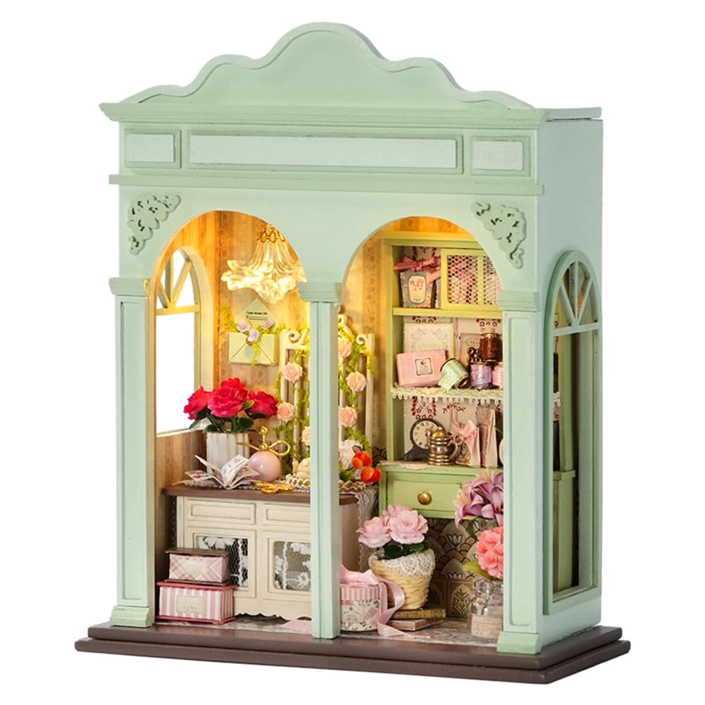 Miniature Wooden Dollhouse Furniture Kit - Creative Room 1:24