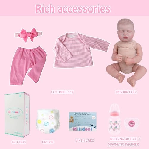 Reborn Baby Doll - 20-Inch Cloth Body Ages 3+