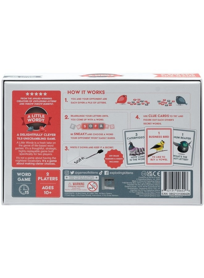 A Little Wordy - Letter Tile Word Game