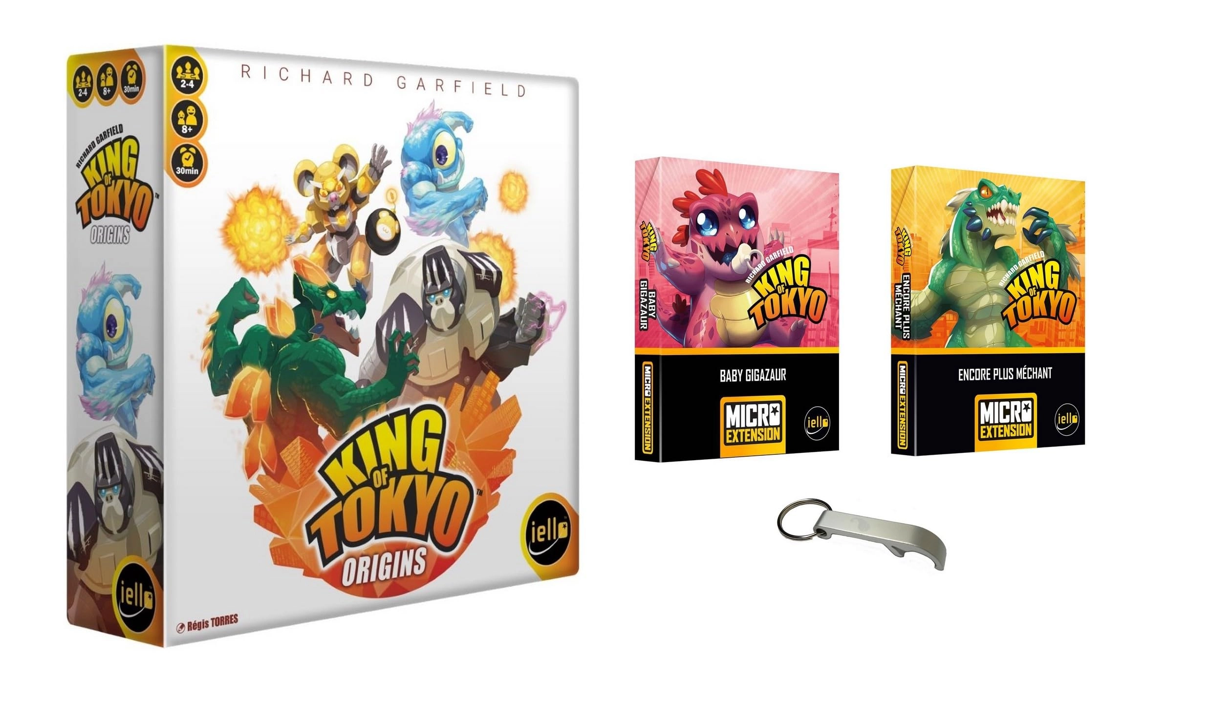 King of Tokyo: Origins - French Version + Decap + Bottle Opener