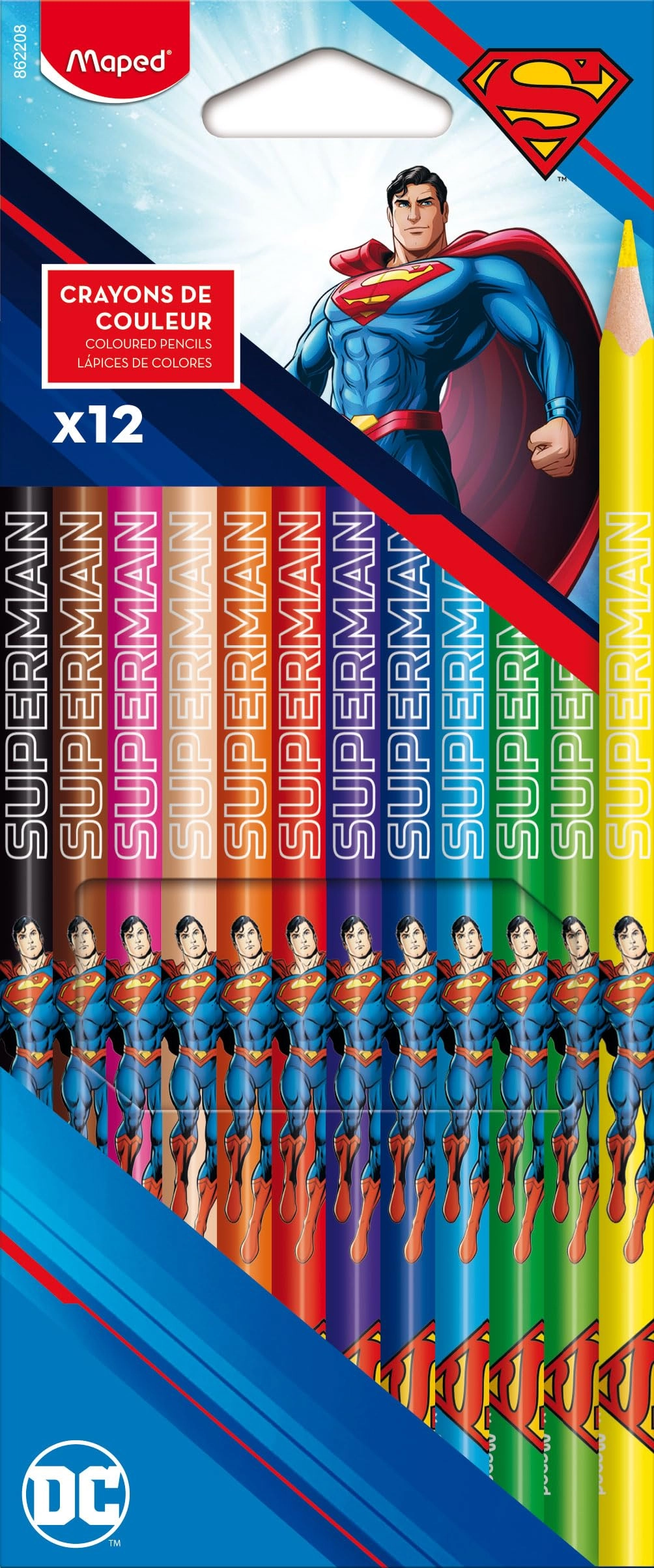 Maped Coloured Pencils - 12 Pcs