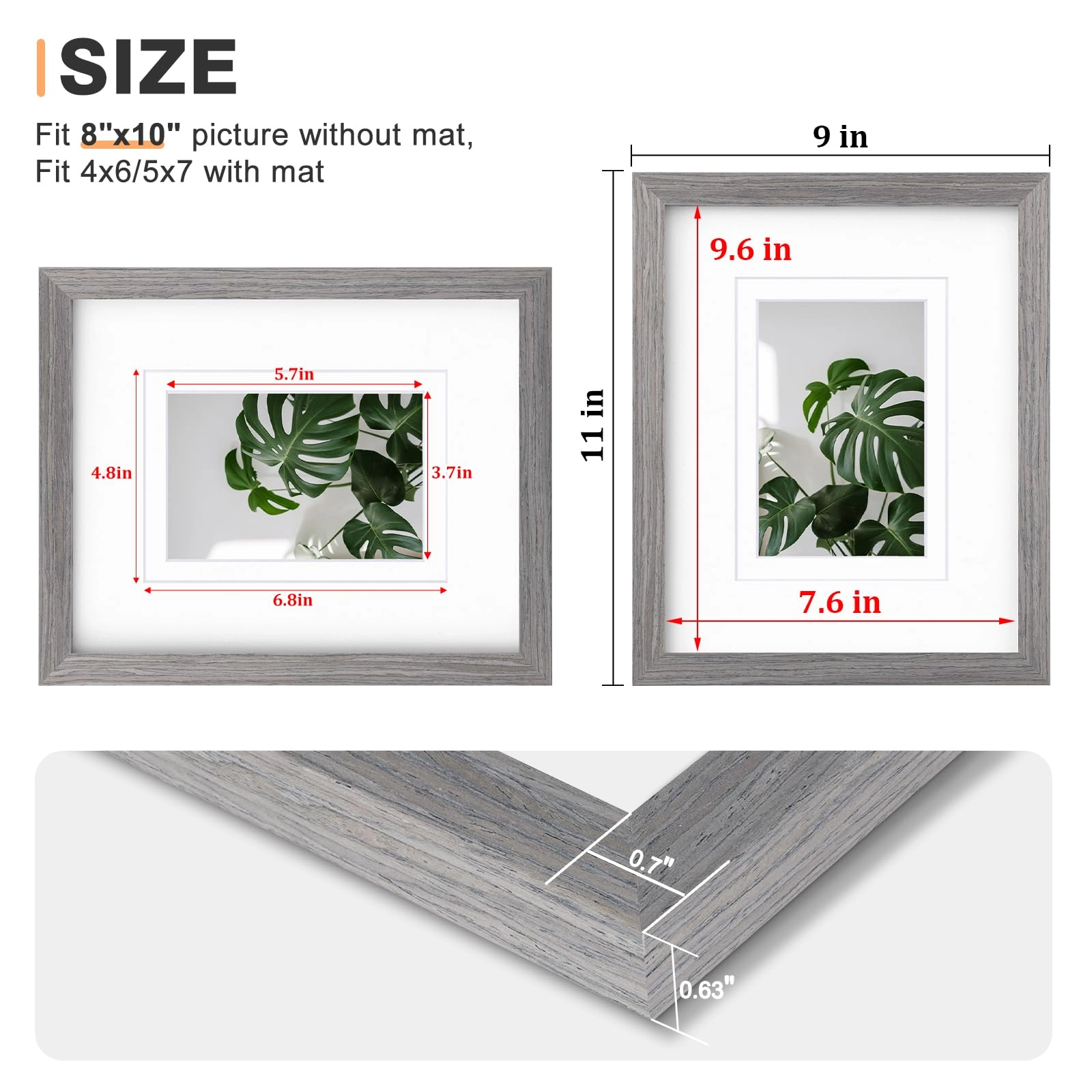 8x10 Picture Frames - 8x10 4