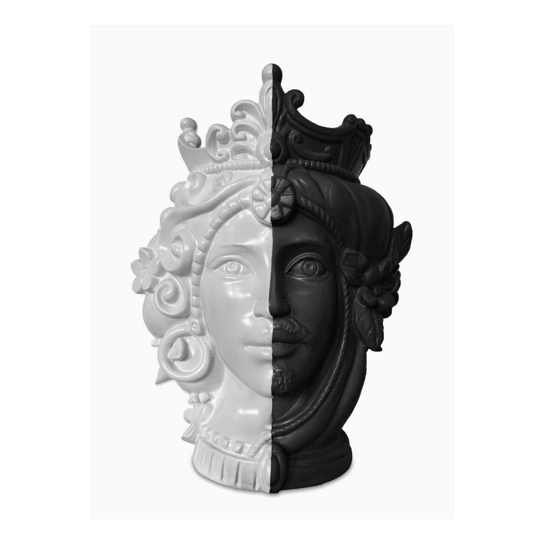 Baci Milano Teste Matte Double Face - Polyresin