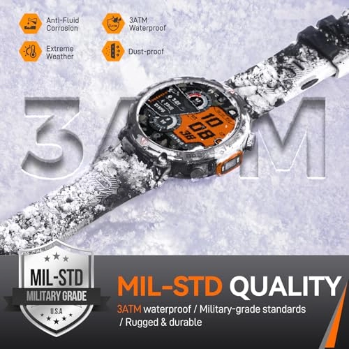 Military Smart Watch Zinc alloy GPS