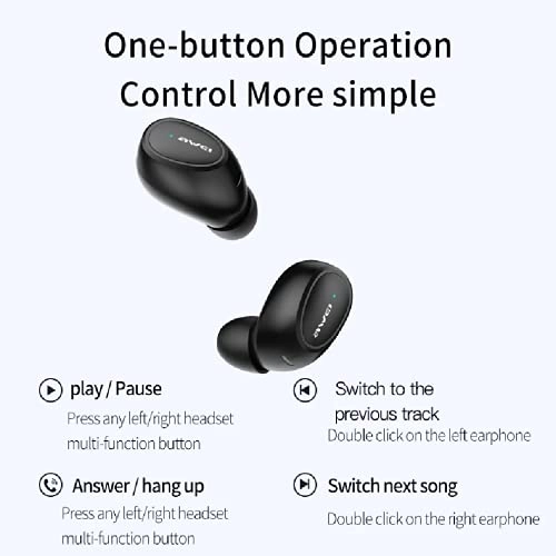 TWS Stereo Earphones - Wireless Earbud