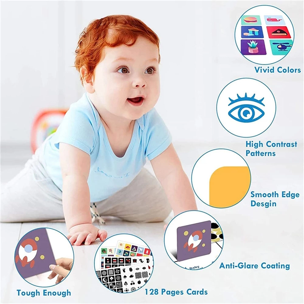 Visual Stimulus Cards - Suitable for 3 months and above 4 pieces