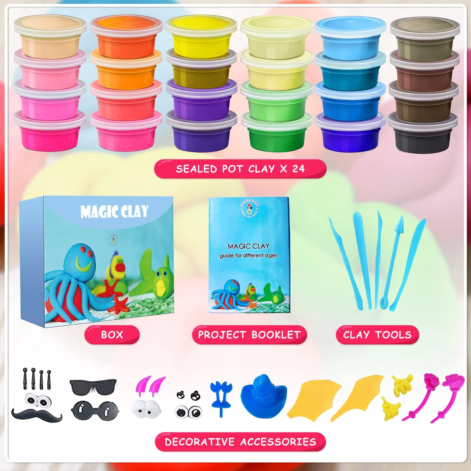 Modeling Clay Kit - air dry clay