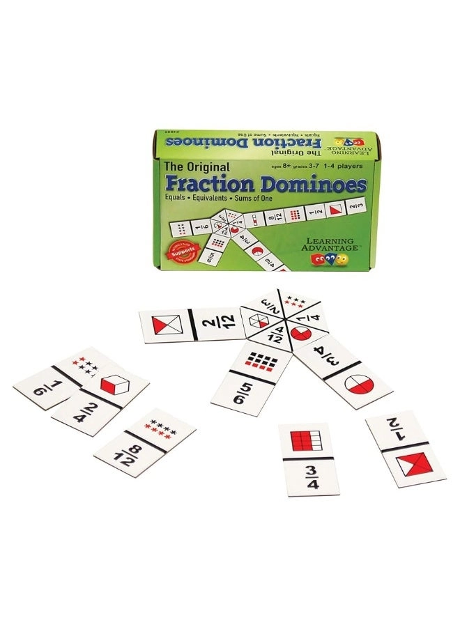The Original Fraction Dominoes - 49 pieces