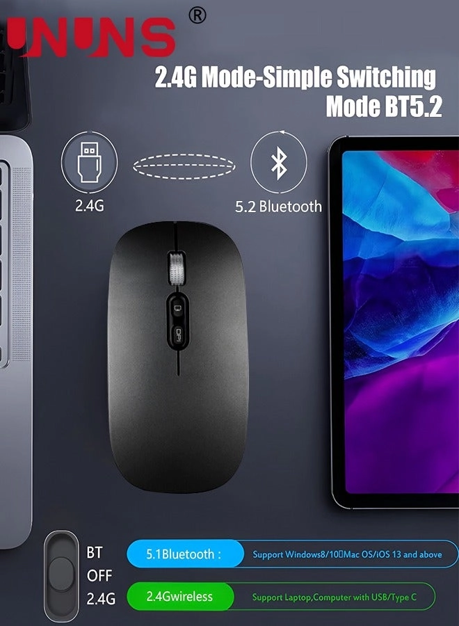 Rechargeable Wireless Bluetooth Mouse - Wireless