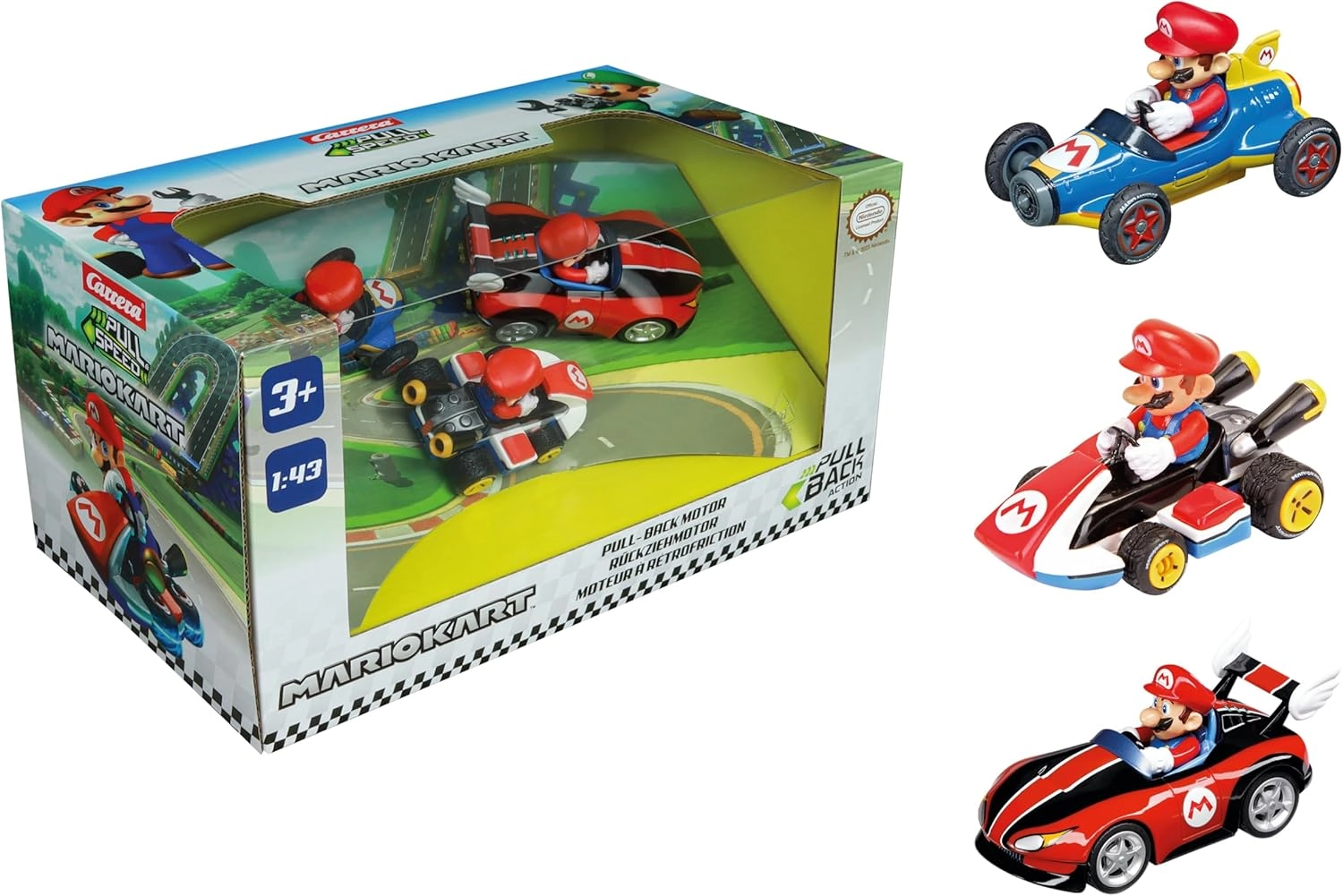 COLOR LAND CHILDRENS TOYS CENTER LLC P-Wing - Pull N Speed Mario Kart Pack