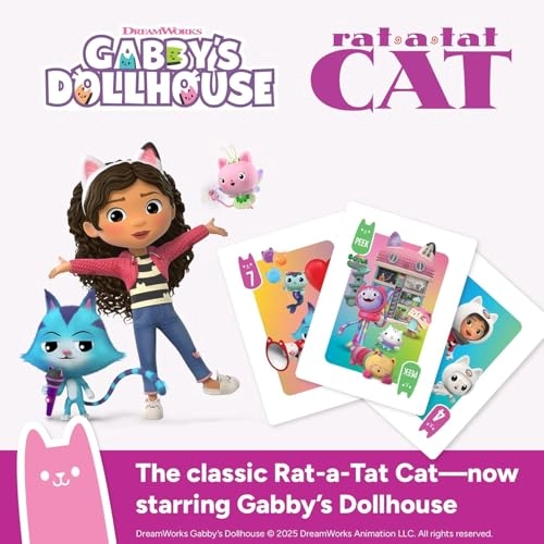 Rat-a-Tat Cat: Gabby's Dollhouse Edition - Card Game