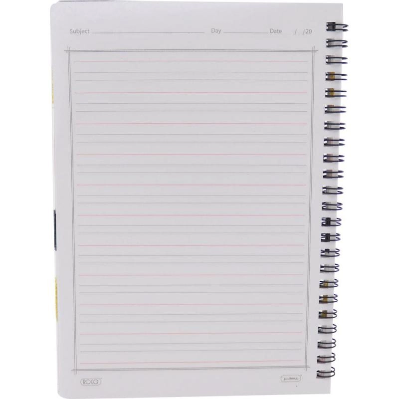 Notebook 19 X 26 cm Spiral - Grid 100 Sheets