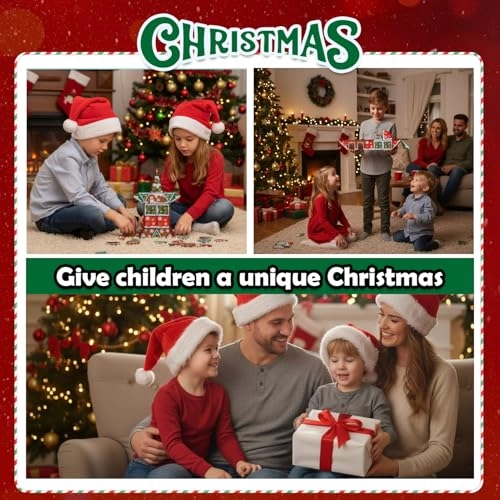 Christmas Magnetic Tiles - 70pcs