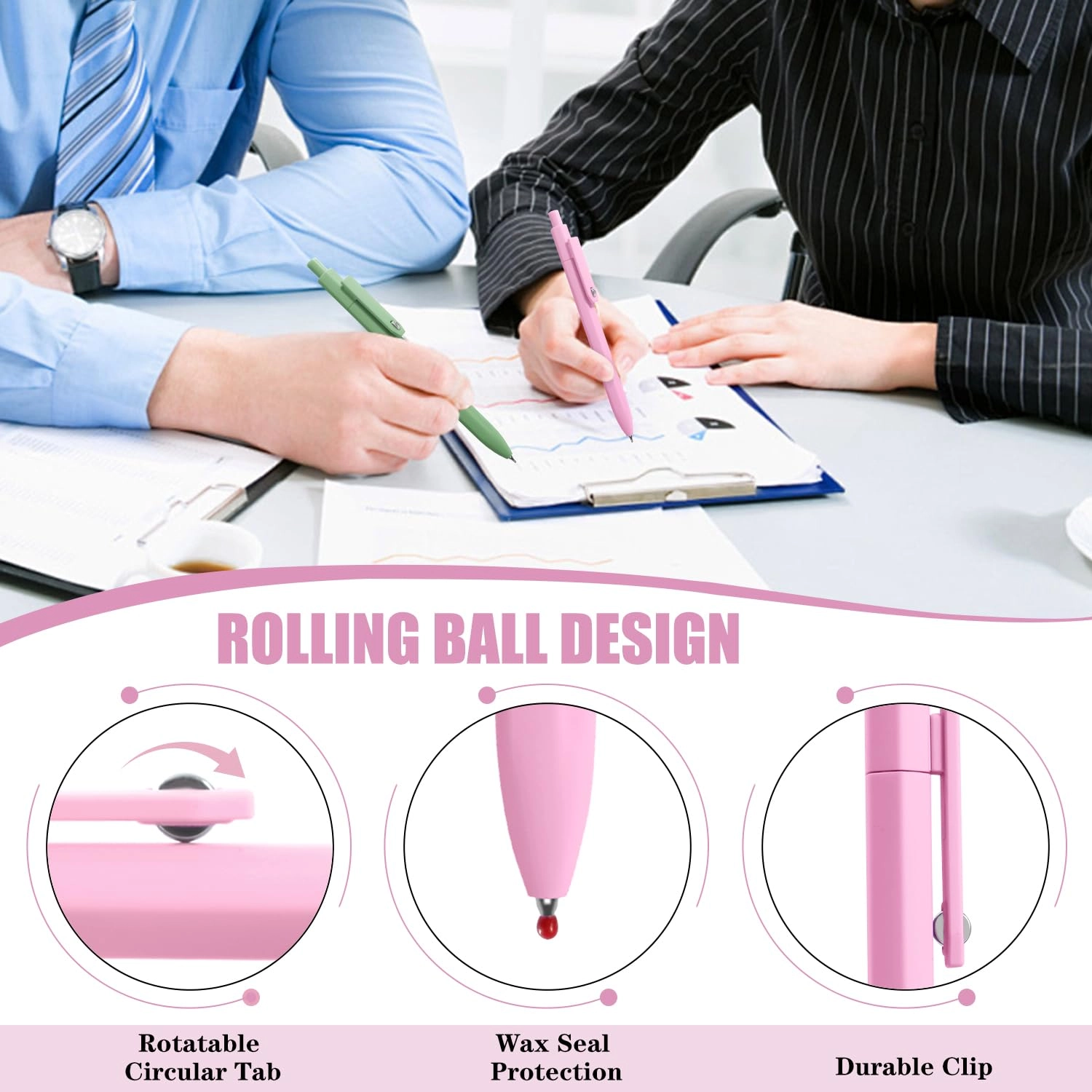 Aesthetic Pens - 8 Pcs 0.5mm