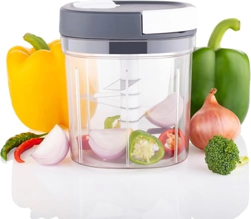 Manual Pull String Chopper - 500ml 3 Blades