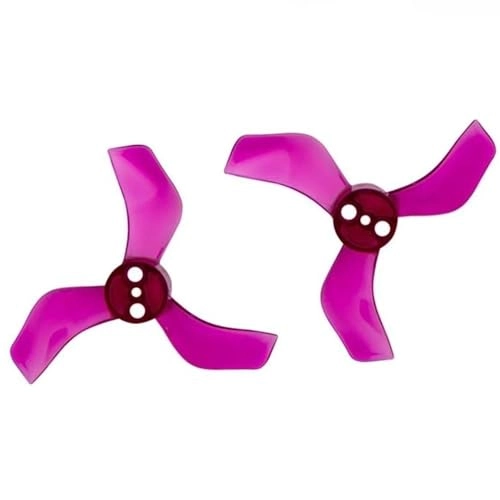 3-Blade Propellers - 4 Pairs 1.5 mm Clear Grey