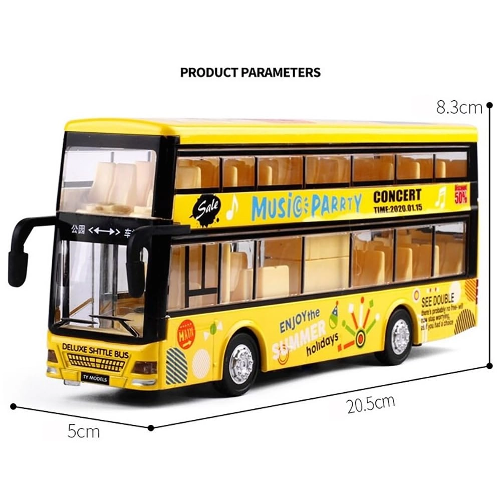 Double Decker Sightseeing Bus - 1:32 1.00 Count