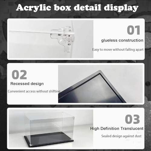 Acrylic Display Box for LEGO Fortune Run Lamp Kit 80116 - 3 mm thickness