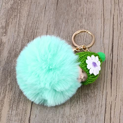 Doll Pompom Keychain
