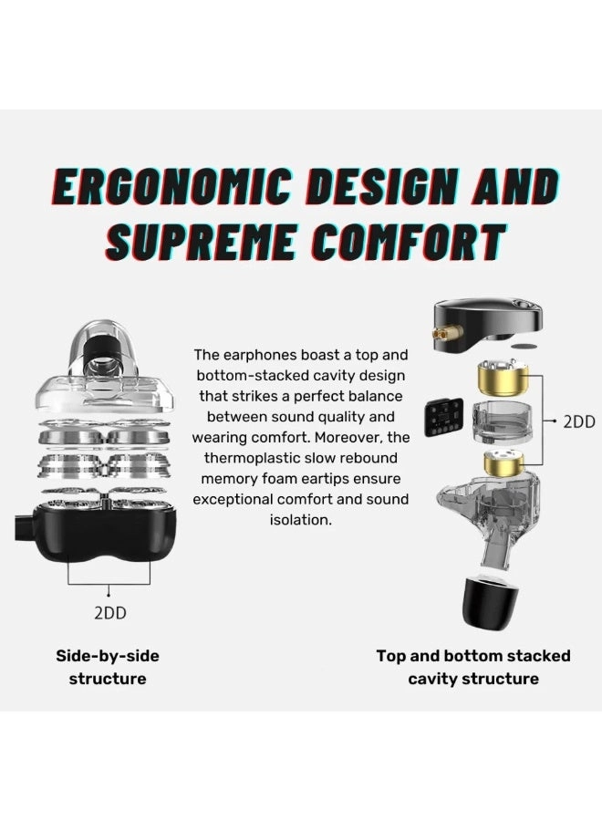 Castor 2DD - Wired Earphone