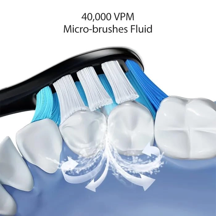 D2 - 40000 movements per minute 8 Replacement Heads 5 Modes