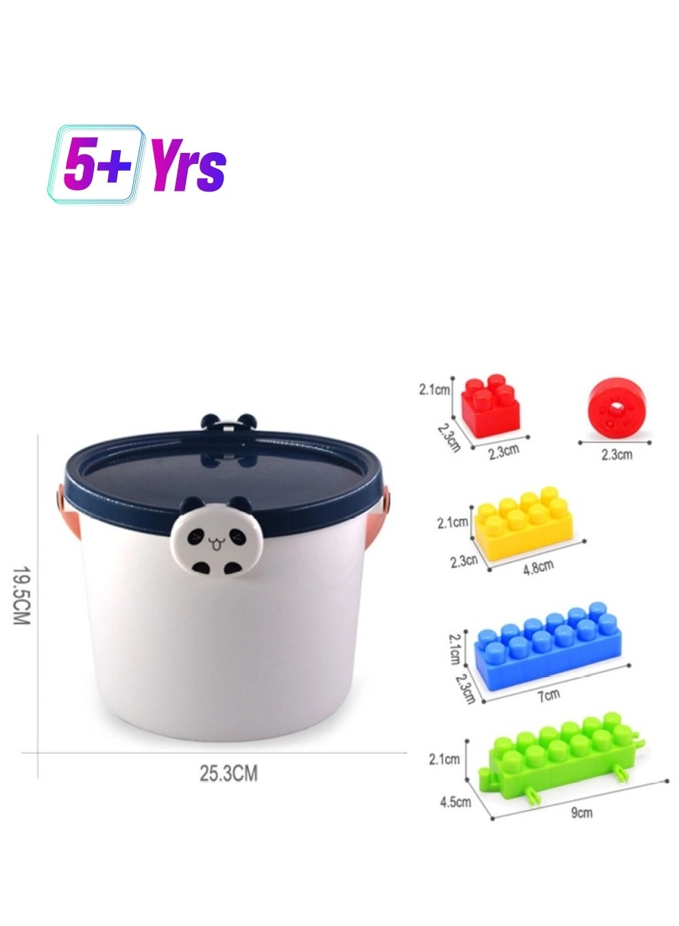 ACLIX Creative Toy Bucket - Construction