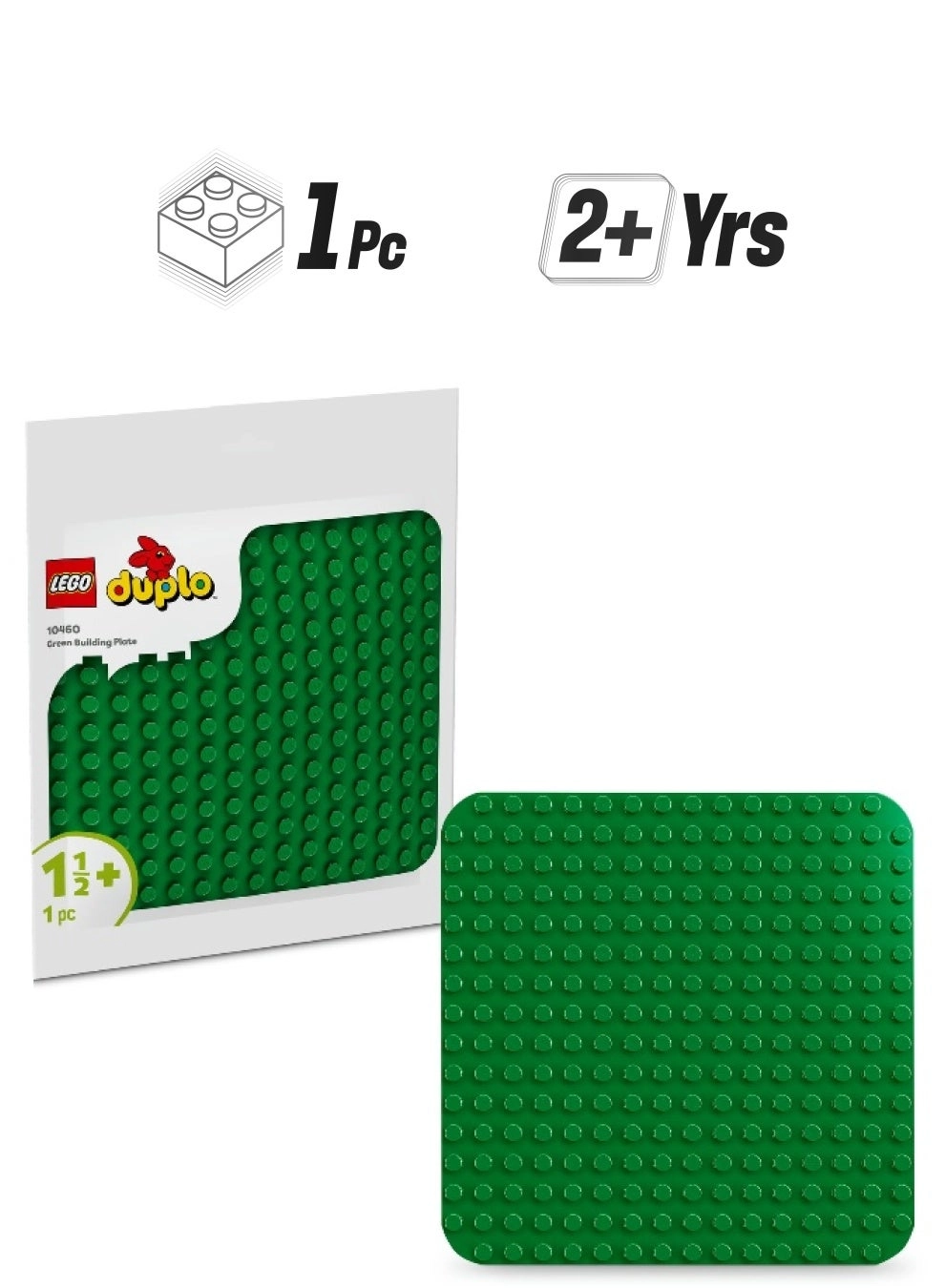 LEGO DUPLO Green Building Plate (10460) - Construction