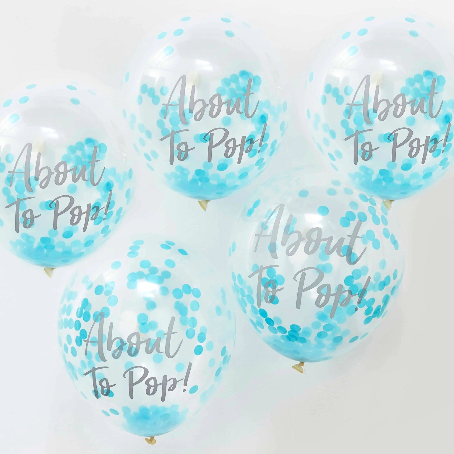 Party Zone Oh Baby Confetti Balloons - 5pcs