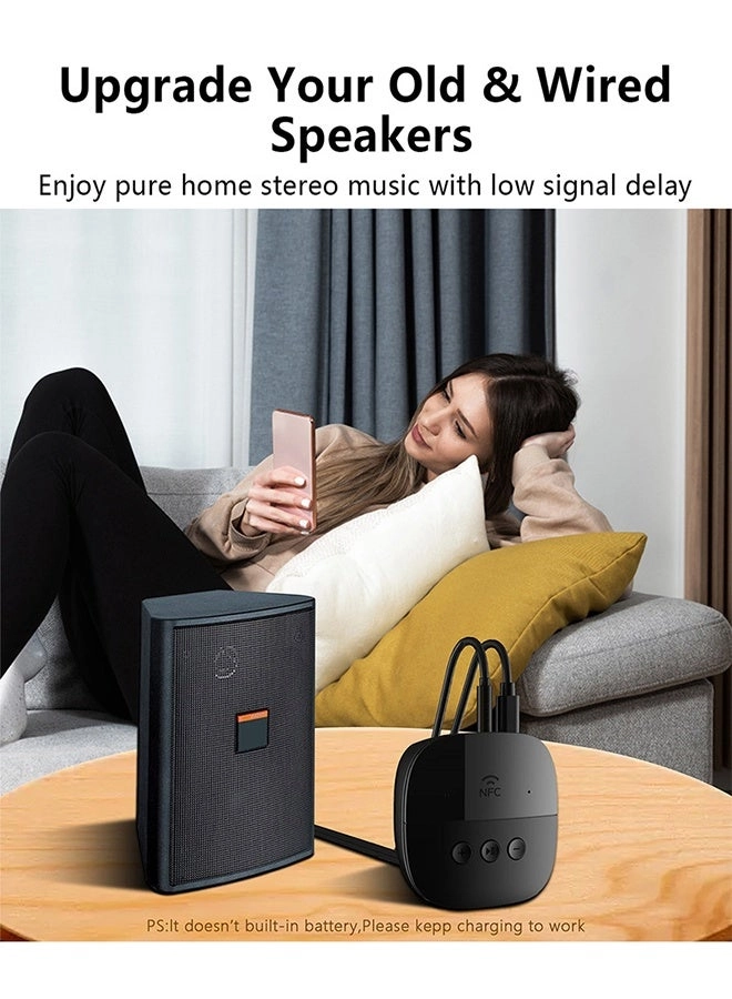 Bluetooth Receiver - Bluetooth 5.2 USB/TF 5V power supply