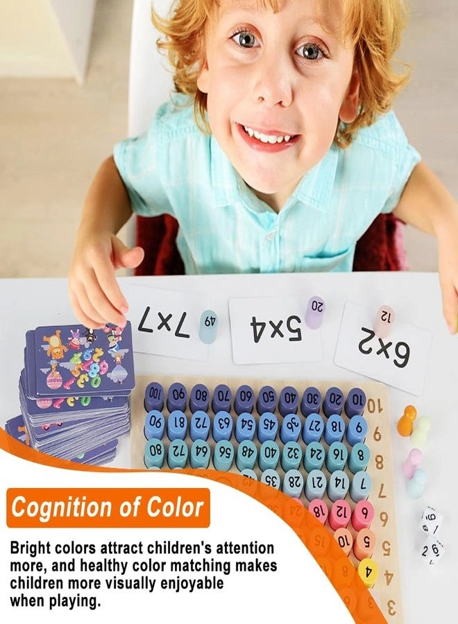 Multiplication Board Game - Wooden Montessori