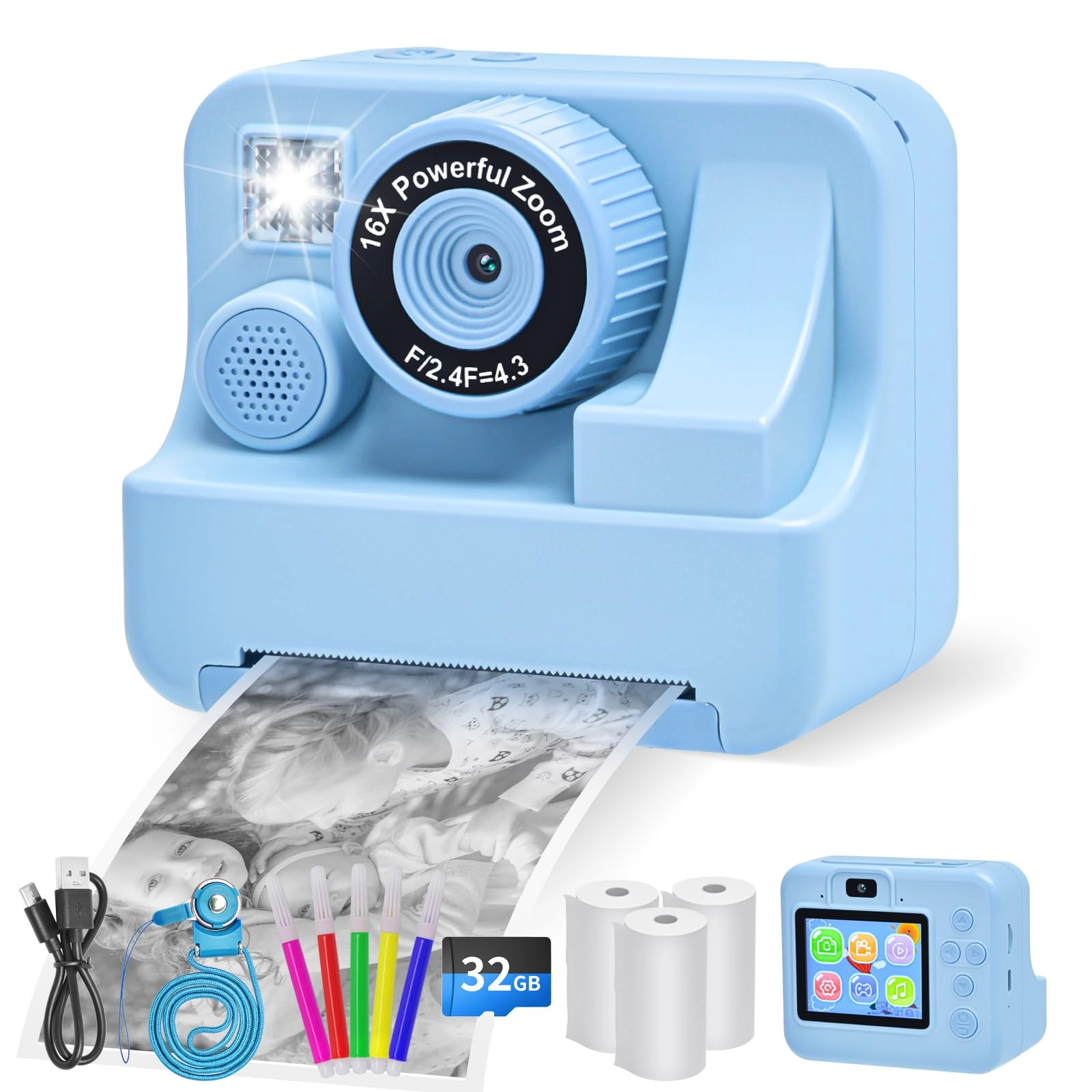 Shenzhen HTL Electronics Co., Ltd Instant Print Camera - 12MP 1080P