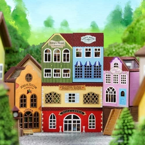 Miniature House Kit - Wood with Furniture