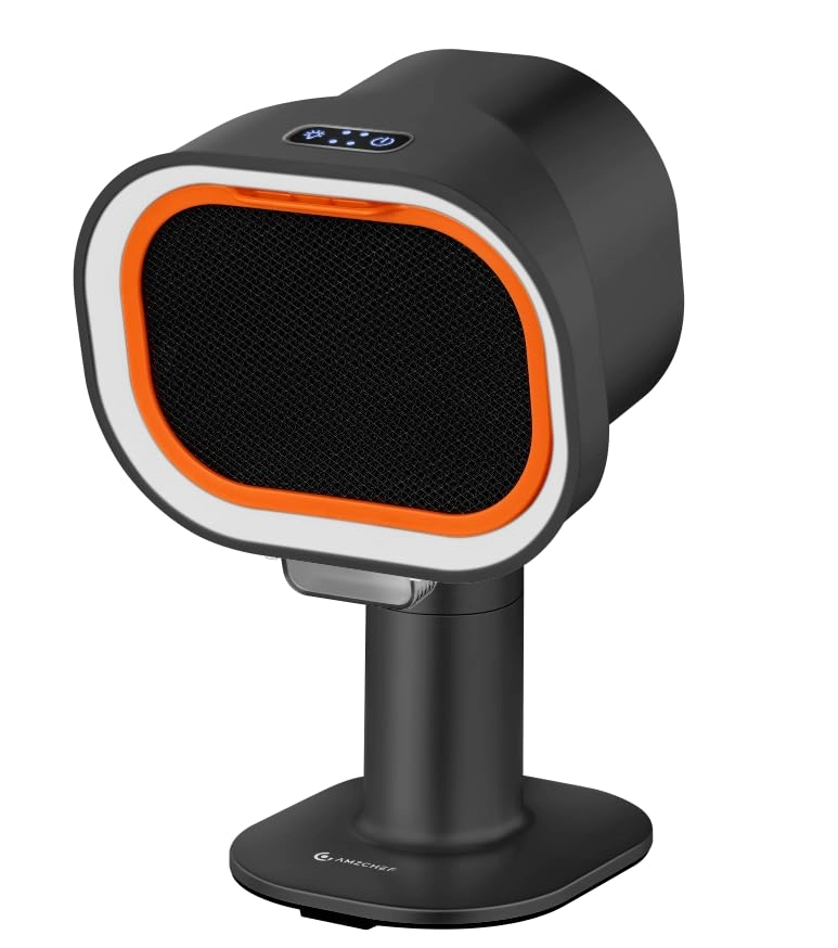 Amzchef CE-ZM7001-BK - Portable Black 4-speed LED