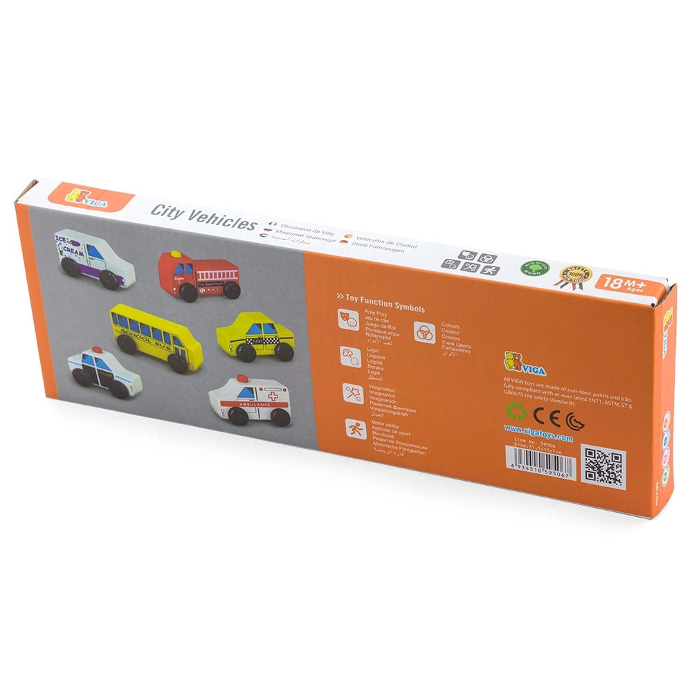 City Vehicles - 6pcs