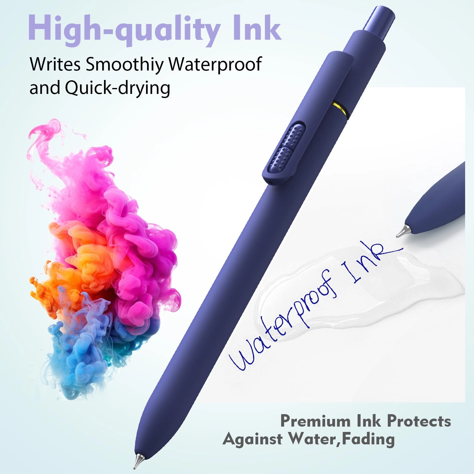 Colorful Gel Ink Pens - 8 Pack 0.7mm