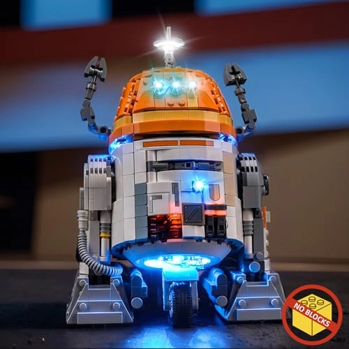 LED Light Set - Compatible with 75416 Astromech Droid USB Battery